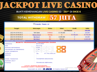 Bukti jackpot Togel88 #135