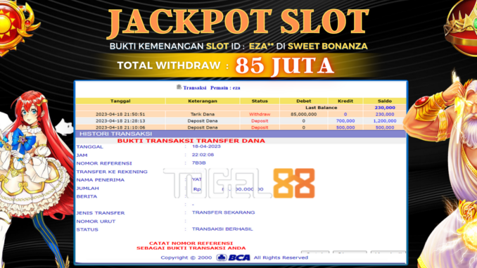 Bukti jackpot Togel88 #107