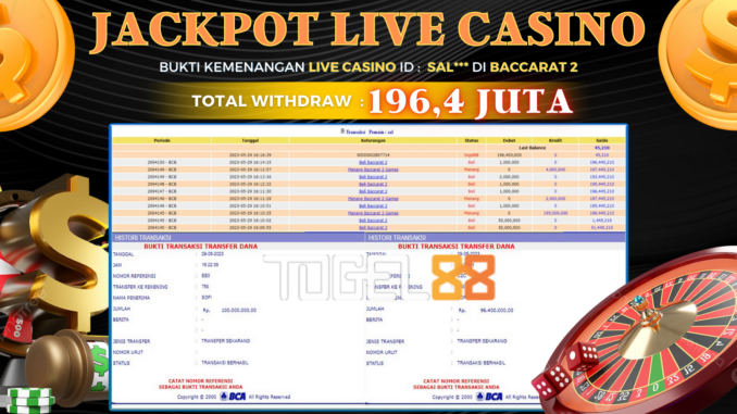 Bukti jackpot Togel88 #208