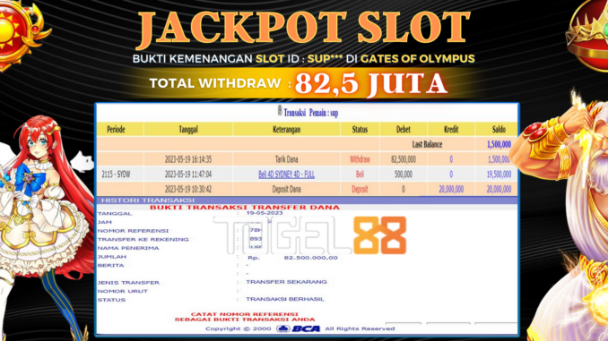 Bukti jackpot Togel88 #191