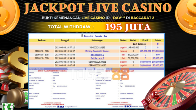 Bukti jackpot Togel88 #236