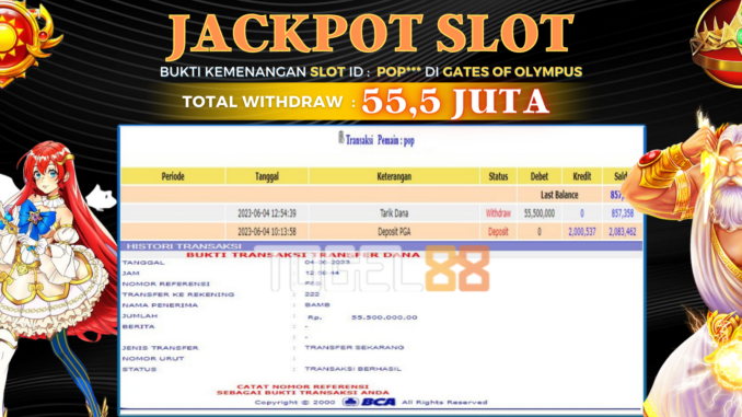 Bukti jackpot Togel88 #226