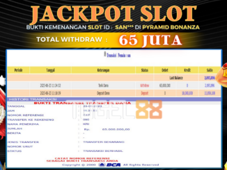 Bukti jackpot Togel88 #269